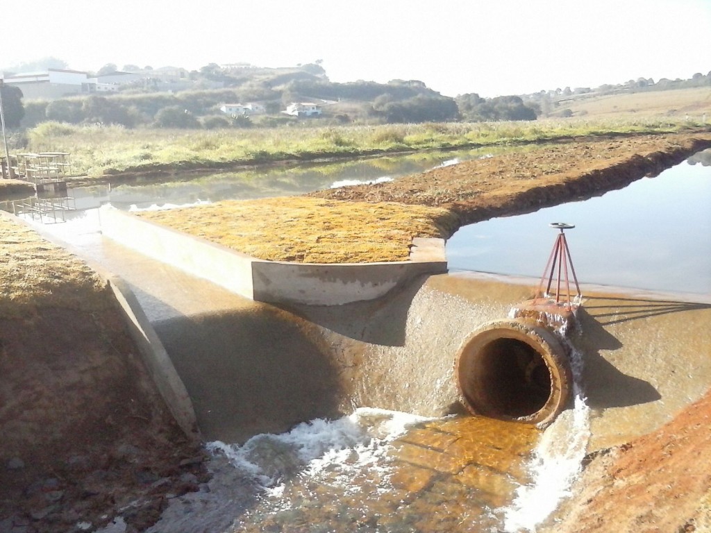 Nova barragem na captação dos ribeirões