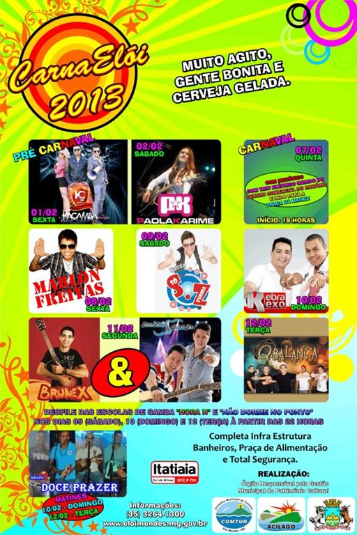 NOVO - Cartaz Carnaval 2013