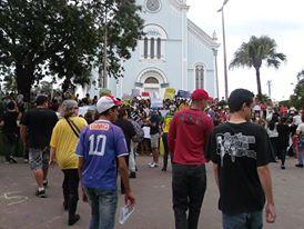 Porotesto Eloienses aderem manifestação nacional e vão as ruas