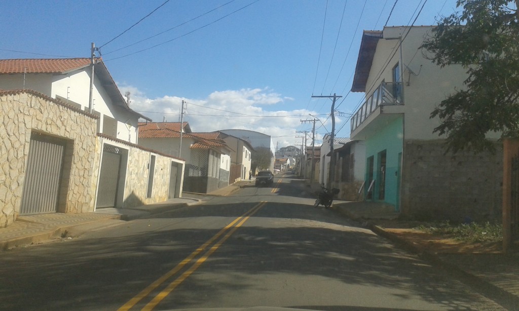 Sinalização horizontal nas rua