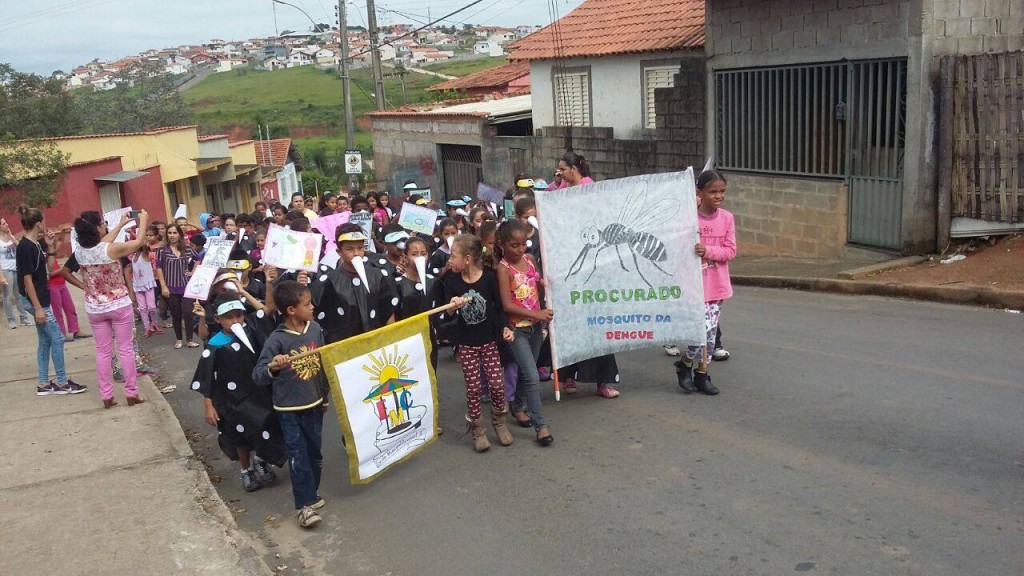 Tema sendo trabalhado por alunos e professores 