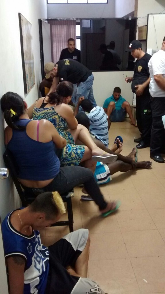 Presos na operação
