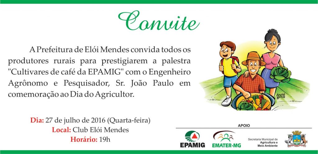 convite dia agricultor